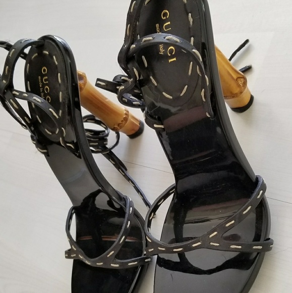 gucci bamboo heels